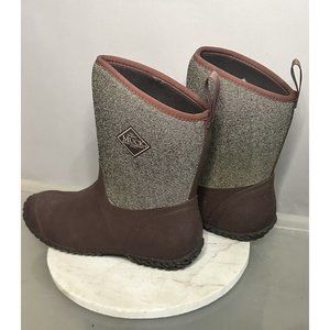 Waterproof Muckster II Mid Boot Women's Size 9 Purple, fold down shaft feature 